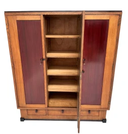 Art Deco Modernist Armoire or Wardrobe by J.J. Zijfers Amsterdam, 1920s